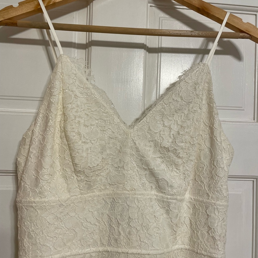 Express White Lace Dress Size M NWT